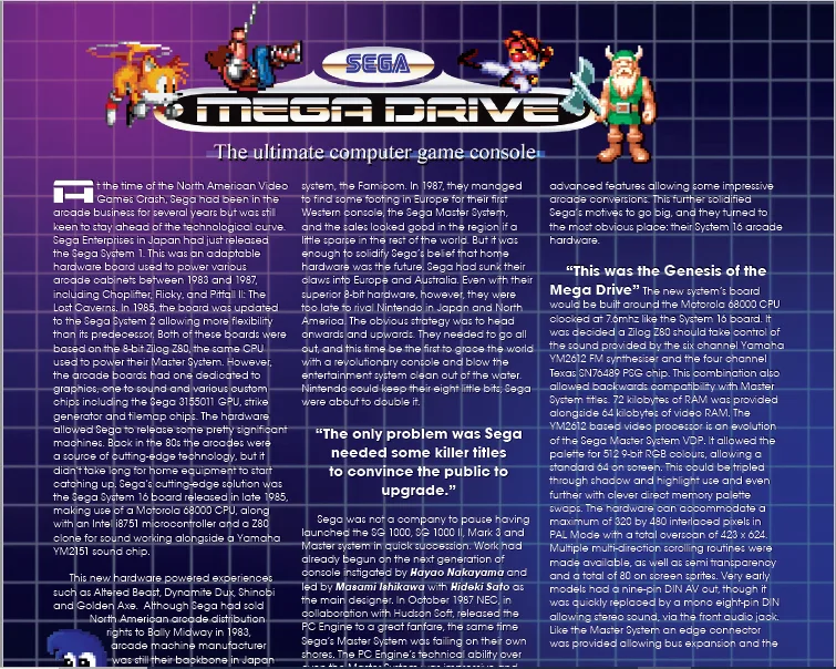 A page from The Mega Book Collection