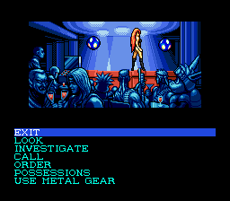 Point-and-click adventure in Snatcher
