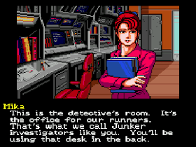 Mika, a character in Snatcher