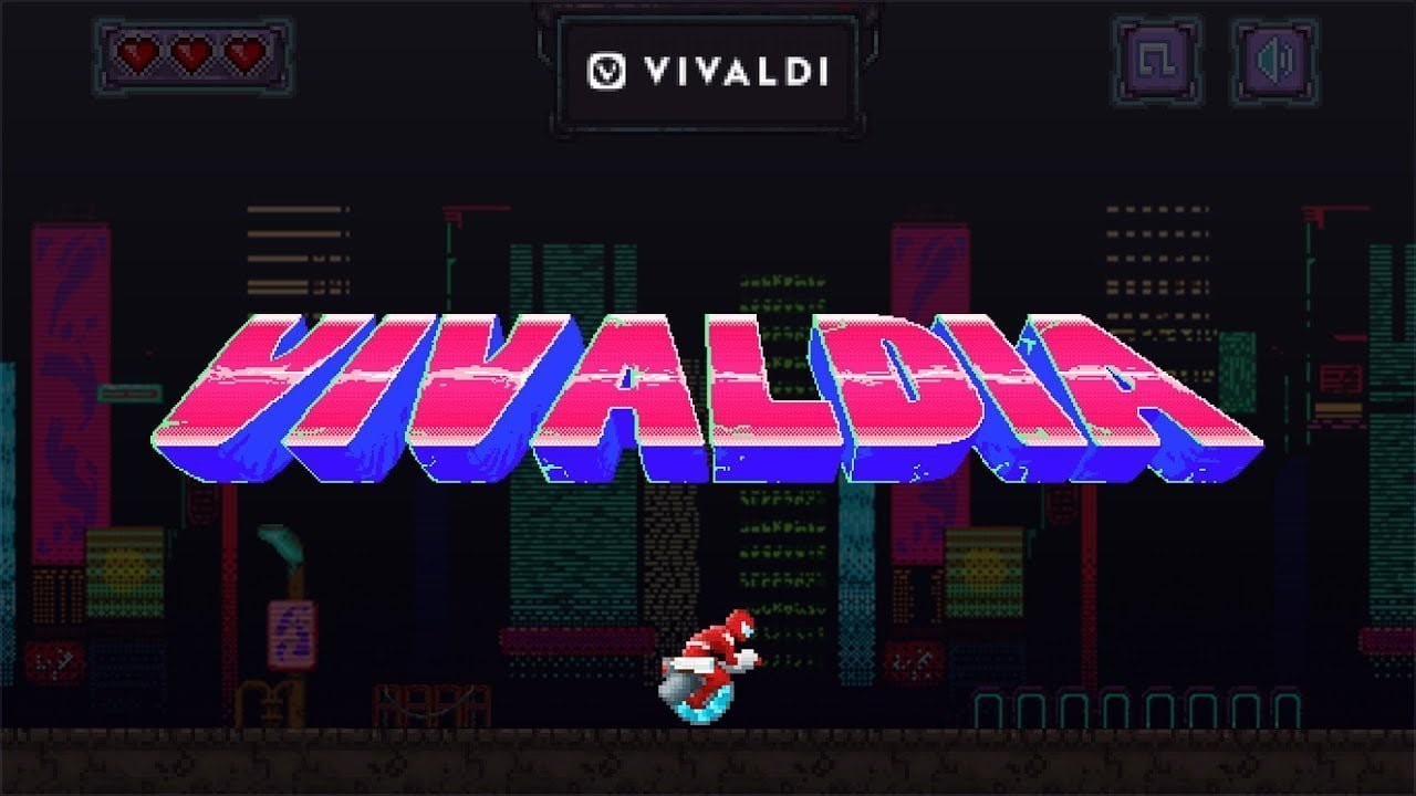 Switch to the Vivaldi Browser and Play its Built-in Retro Arcade Game, Vivaldia