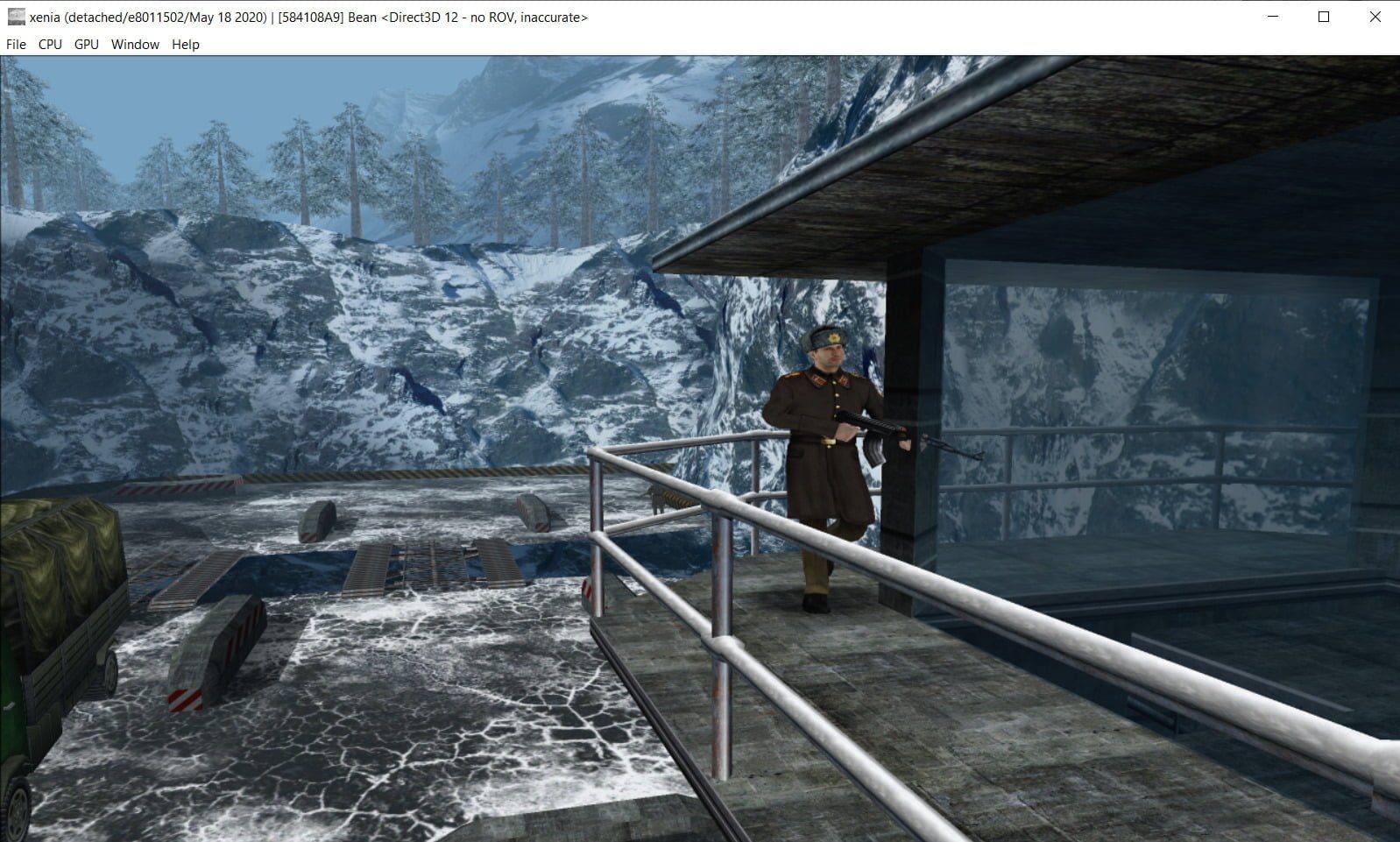 Level 1 opening on Xbox version of GoldenEye 007
