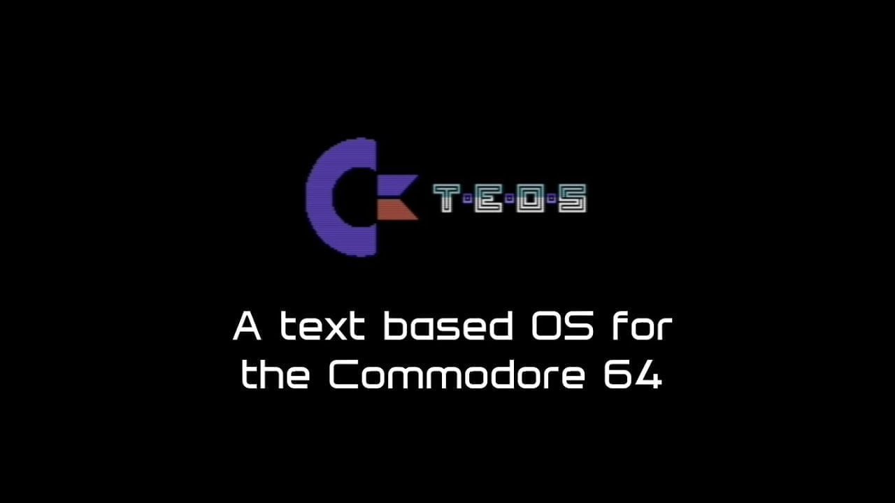 TEOS: a Character Based C64 GUI Inspired By GEOS
