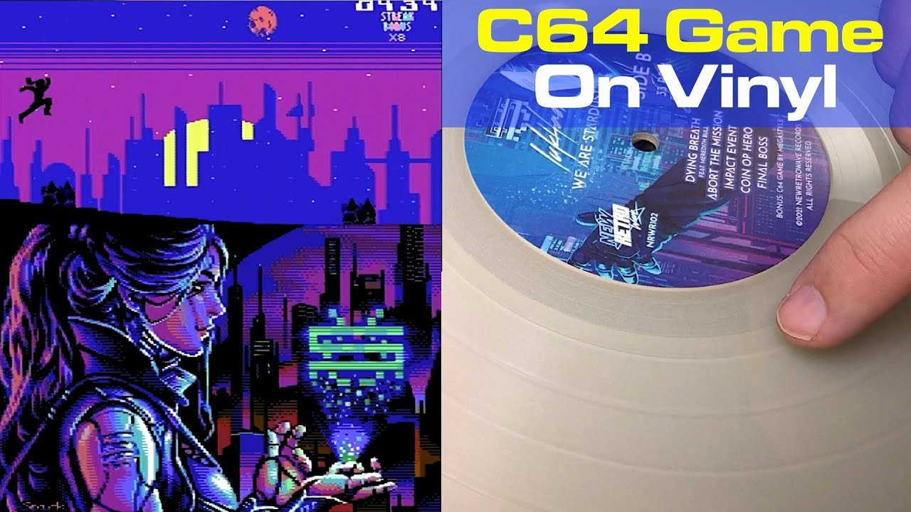 We Are Stardust C64 Game Hidden in Vinyl LP