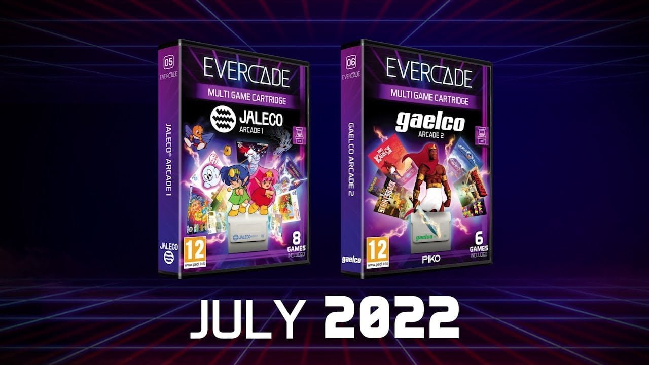 Jaleco Arcade 1 and Gaelco Arcade 2 Evercade Arcade Carts Announced