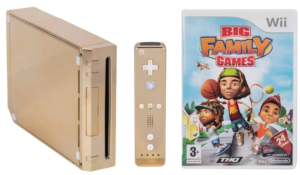 Gold Nintendo Wii