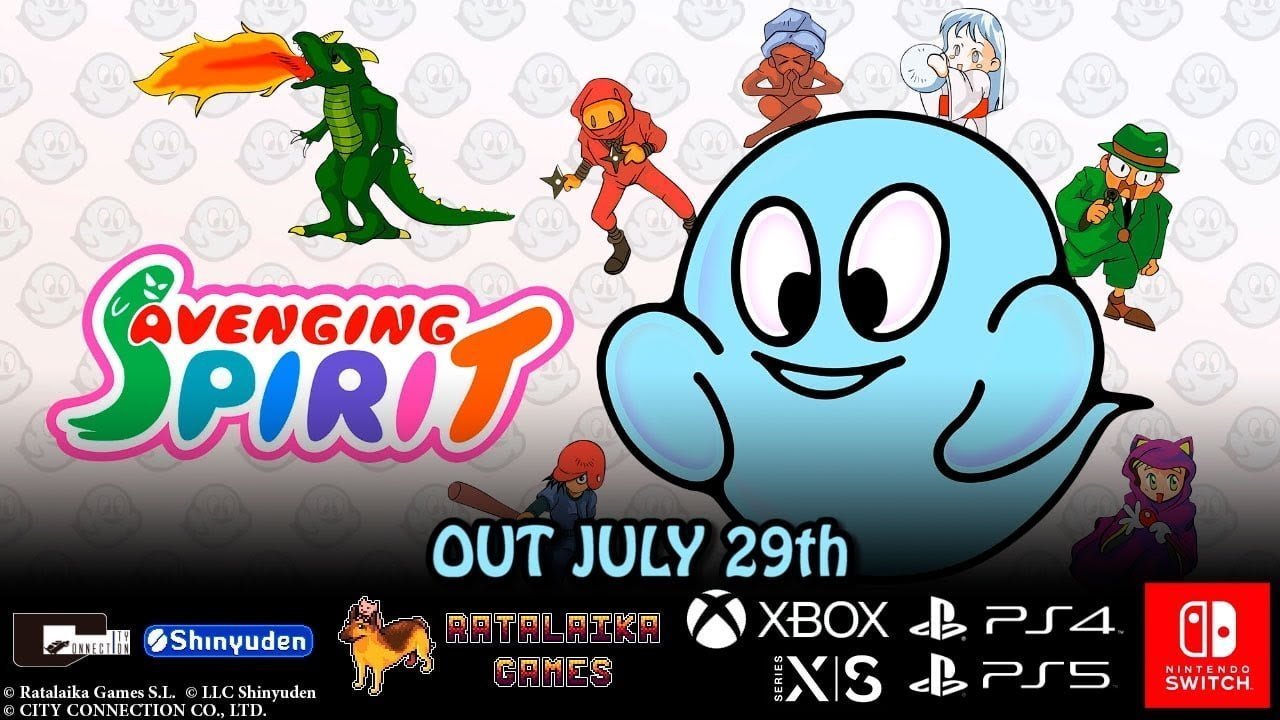 Jaleco 90s Classic Avenging Spirit Gets Console Release