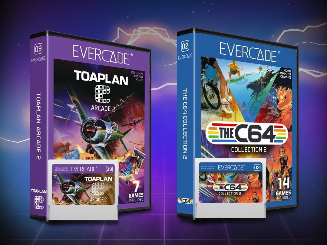 THEC64 Collection 2 and Toaplan Arcade 2 Evercade Carts Out Now