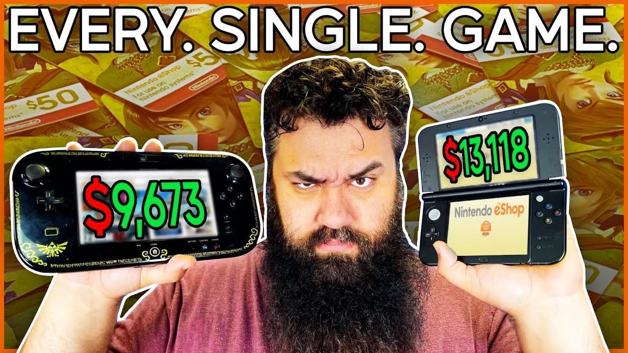 YouTuber “The Completionist” Purchases Every 3DS And Wii U eShop Game