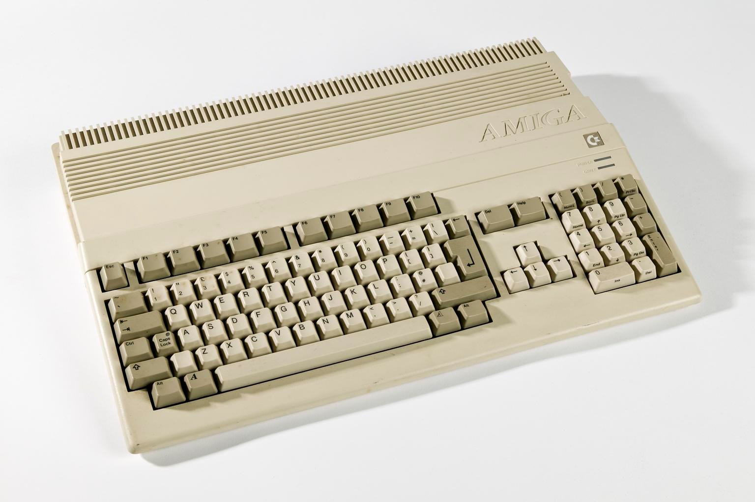 Commodore Amiga 500 microcomputer with power supply unit (microcomputer)