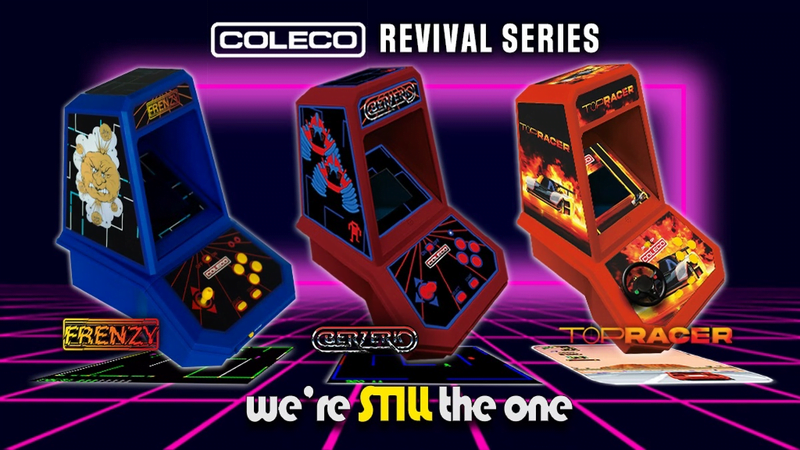 Coleco Revival Mini Arcades Launching on Kickstarter