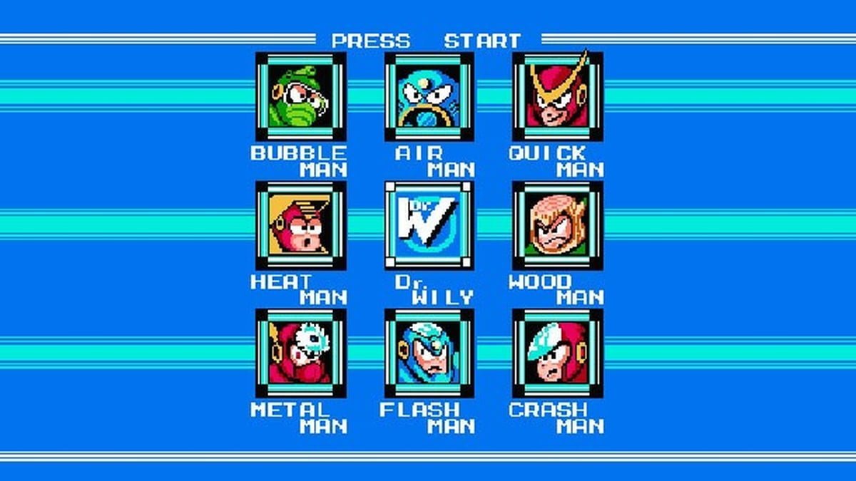 Mega Man 2 boss selection
