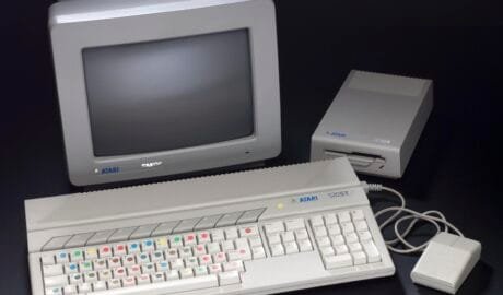 Atari 520 ST personal computer.