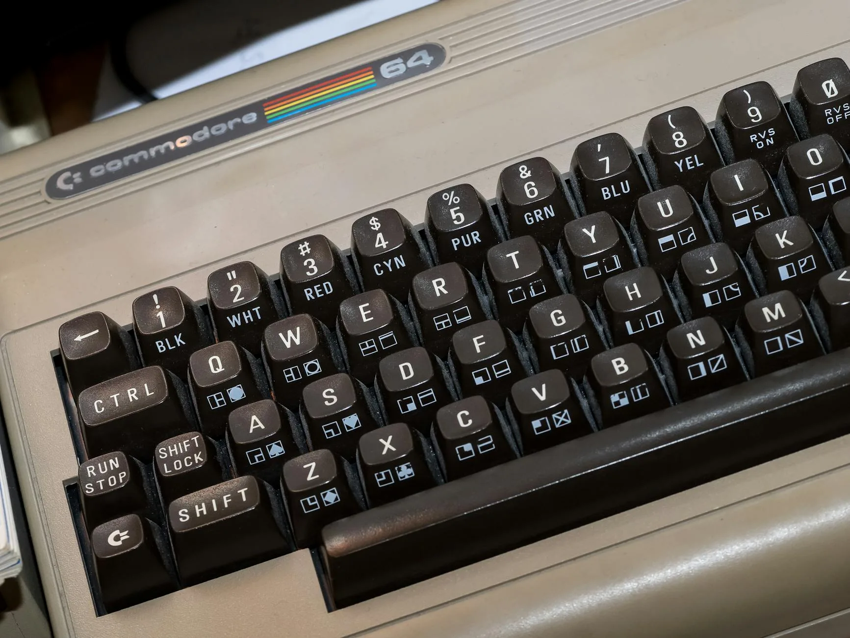 keys on keyboard