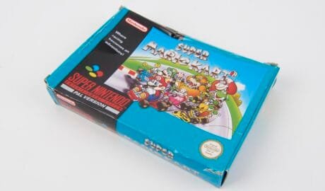 Box for SNES Super Mario Kart video game