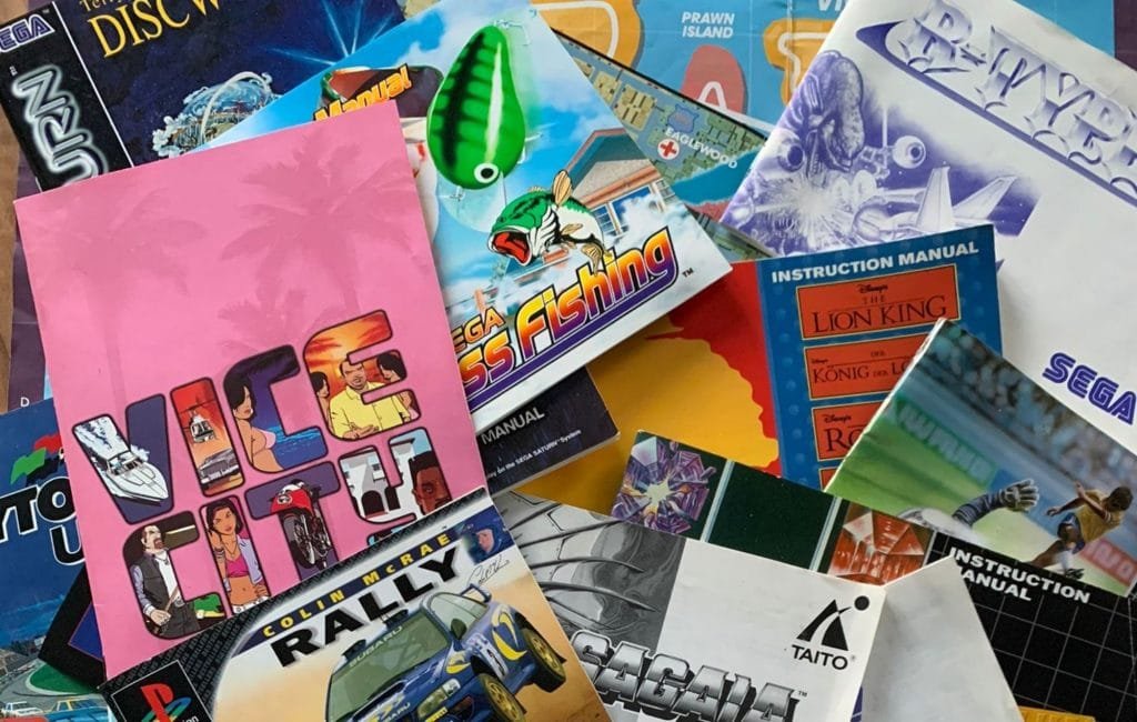 Video game manuals