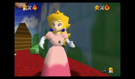 Princess Peach, a video game girl