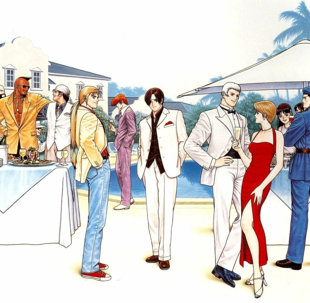King of Fighters art