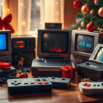 Retro gaming Christmas (AI generated)