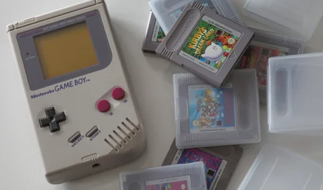 Nintendo Game Boy console, location