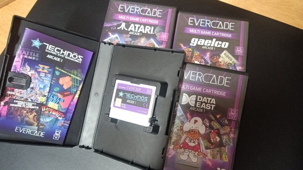 Evercade arcade series carts