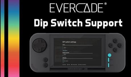 Evercade update adds DIP switch support