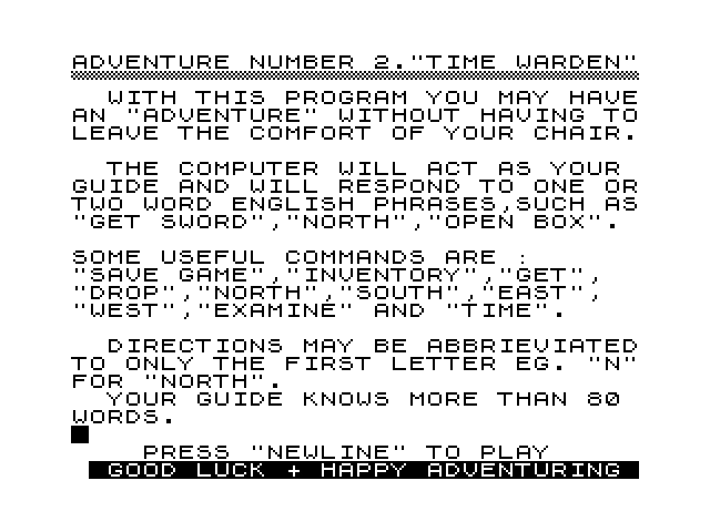 Not a Doctor Who game.