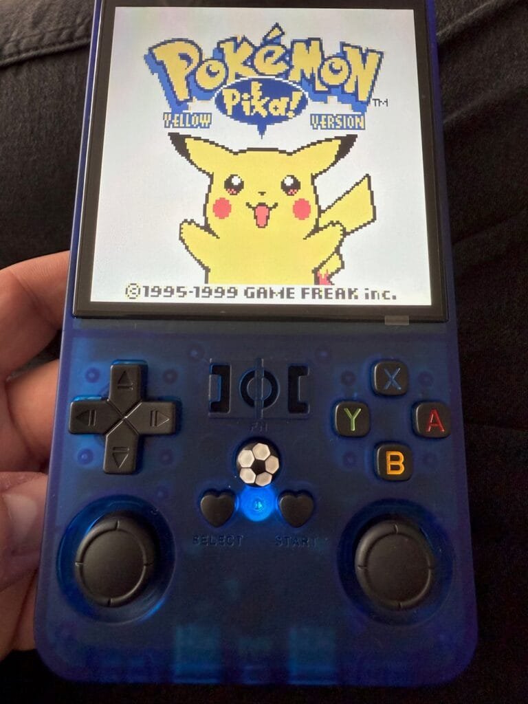 Pokemon Yellow on the R36MAX