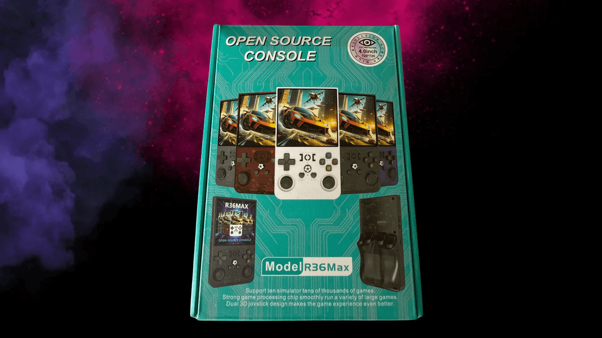 The R36MAX emulation console