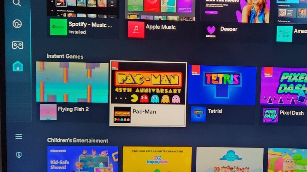 Pac-Man on Samsung TV
