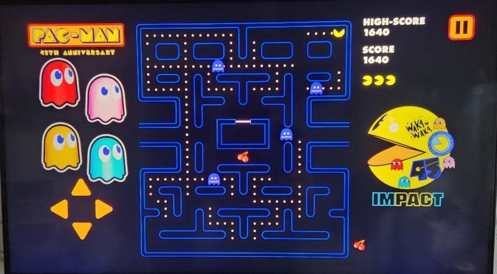 Pac-Man on Samsung TV