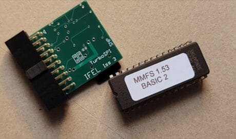 BBC micro Sd card and MMFS ROM chip