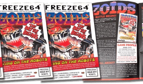 FREEZE64 issue 77 Zoids: The Battle Begins