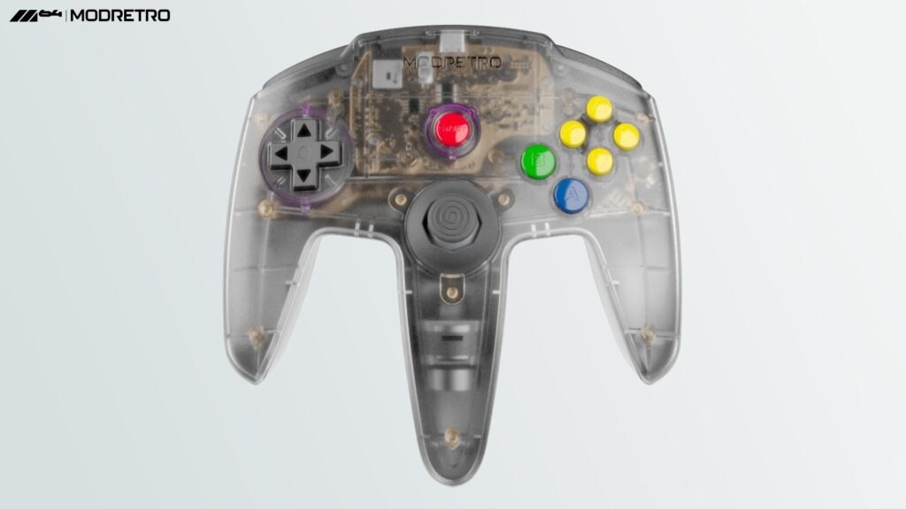 ModRetro M64 controller in white