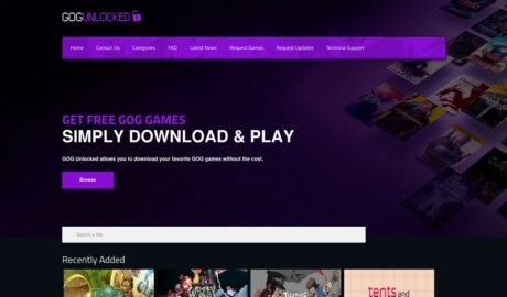 GOG Unlocked game piracy site