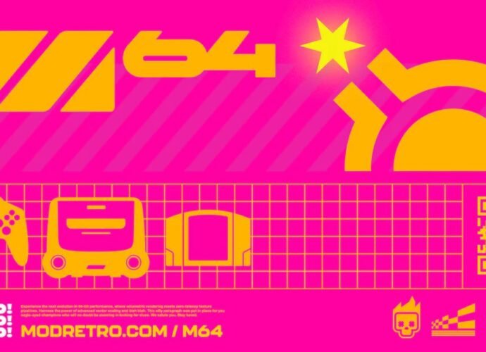 Modretro M64 promo card