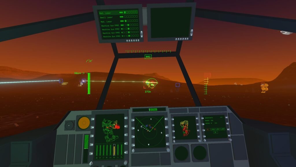 Steel Bounty cockpit view