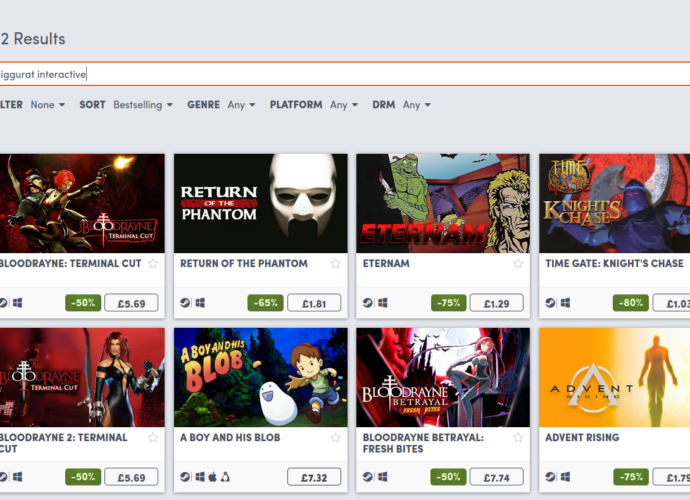 Ziggurat Humble Bundle sale