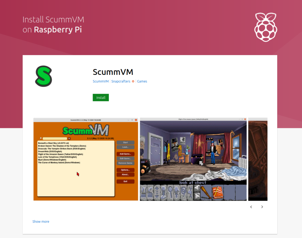 ScummVM for Raspberry Pi